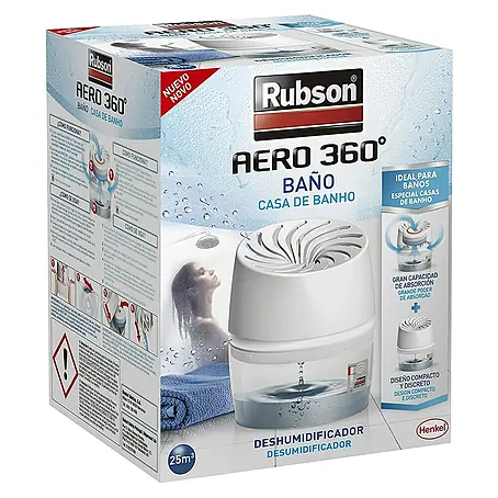 Rubson  Deshumidificador Aero 360º Baño