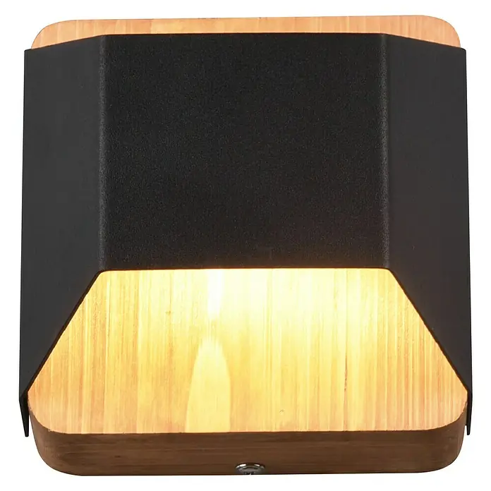 Trio Leuchten Led-wandlamp Arino - 4 W, l x b x h: 10 x 12,2 x 12 cm, Warm wit - Vooraanzicht