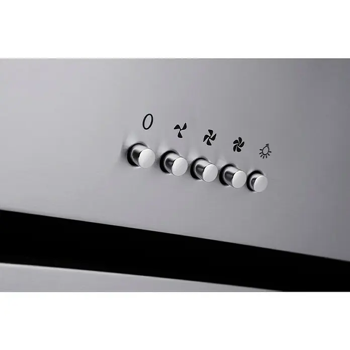 Respekta Schräghaube CH 22020 IXB - Breite: 60 cm, Max. Luftleistung: 306 m³/h im Normalbetrieb, Edelstahl - Detailaufnahme