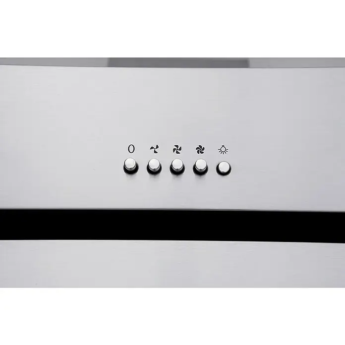 Respekta Schräghaube CH 22020 IXB - Breite: 60 cm, Max. Luftleistung: 306 m³/h im Normalbetrieb, Edelstahl - Detailaufnahme
