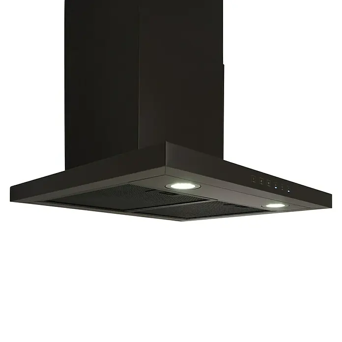 Respekta Blockhaube CH44060BSA+ - Breite: 60 cm, Max. Luftleistung: 557,1 m³/h, Blacksteel - Detailaufnahme