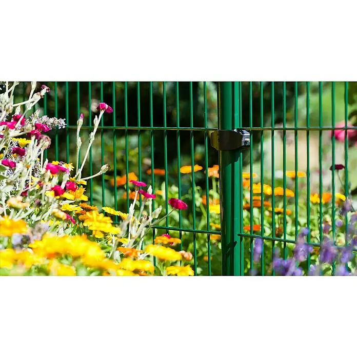Kraus Zaunpfosten - Höhe: 120 cm, Grün, Stahl - Stimmungsaufnahme