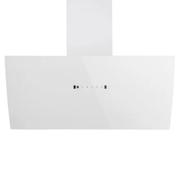 Respekta Schräghaube CH 99090 WA - Breite: 90 cm, Max. Luftleistung: 619 m³/h, Weiß - Vorderansicht