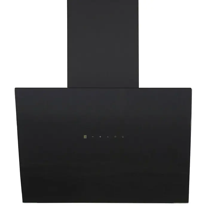 Respekta Schräghaube CH 99060 SA - Breite: 60 cm, Max. Luftleistung: 619 m³/h, Schwarz - Vorderansicht