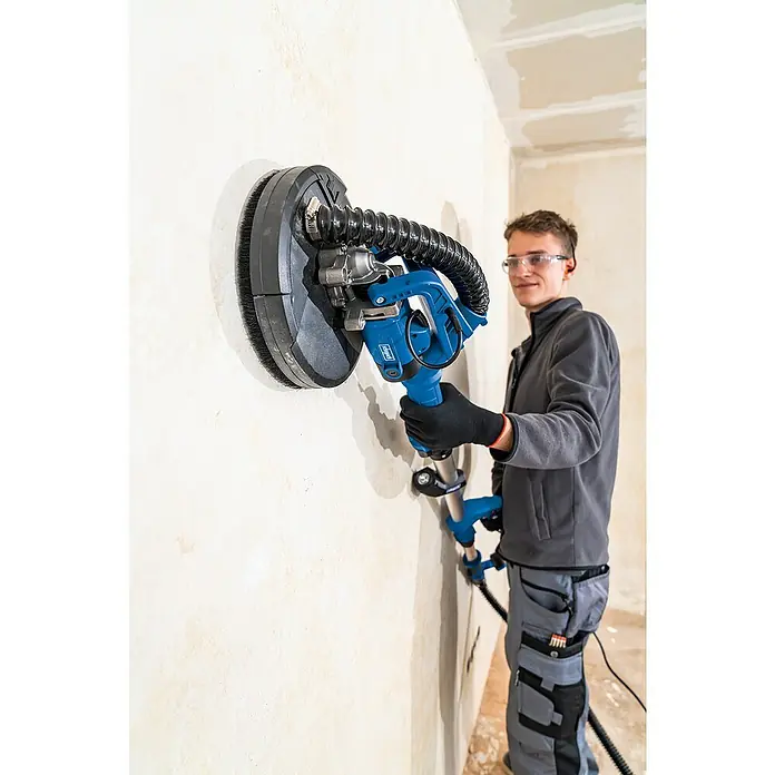 Scheppach Wand- & Deckenschleifer DS920X - 710 W, Durchmesser Schleifteller: 210 mm - Anwendungsbeispiel