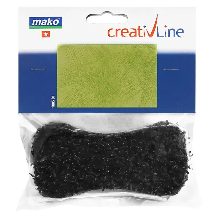 Mako Creativ Line Striegelschwamm - 200 x 175 x 30 mm - Vorderansicht