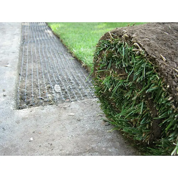 Mrežasta ograda za zaštitu od krtica - 100 x 2 m, Crne boje - Živopisni prikaz