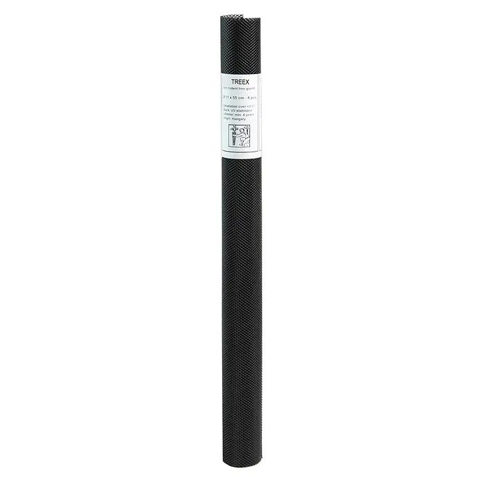 Zaštitna mreža za stabla Treex - 11 x 55 cm, Crne boje - Pogled sprijeda