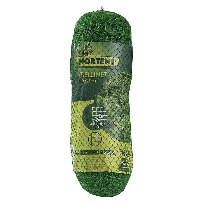 Nortene Rešetkasta potpora Trellinet - 1,7 x 20 m - Pogled sprijeda