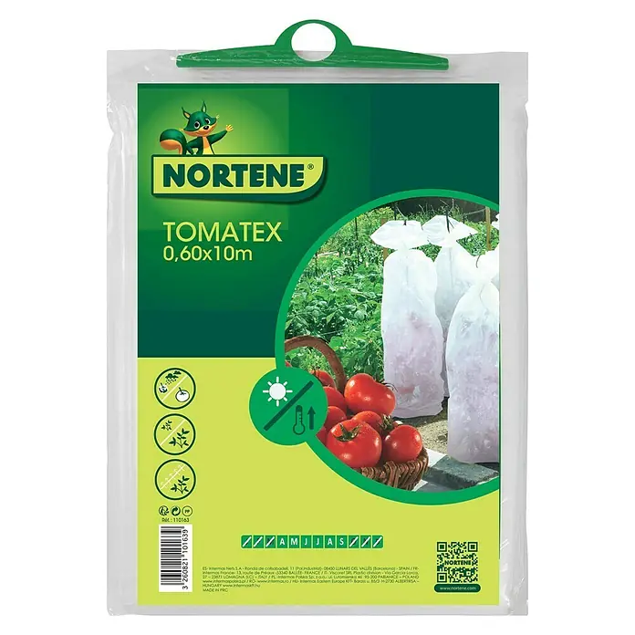 Nortene Plastična zaštita za rajčicu Tomatex - 0,6 x 10 m - Pogled sprijeda