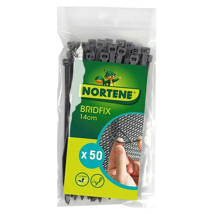 Nortene Vezice - 50 kom, Duljina: 14 cm - Pogled sprijeda
