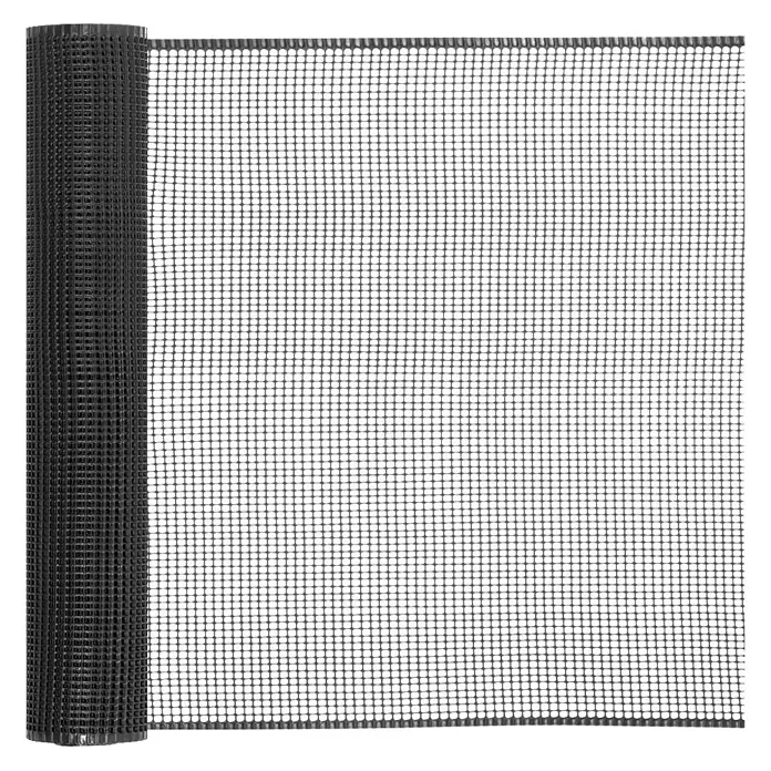Nortene Mrežasta ograda MiniSquare - Antracit, Š x V: 5 x 0,5 m - Pogled sprijeda