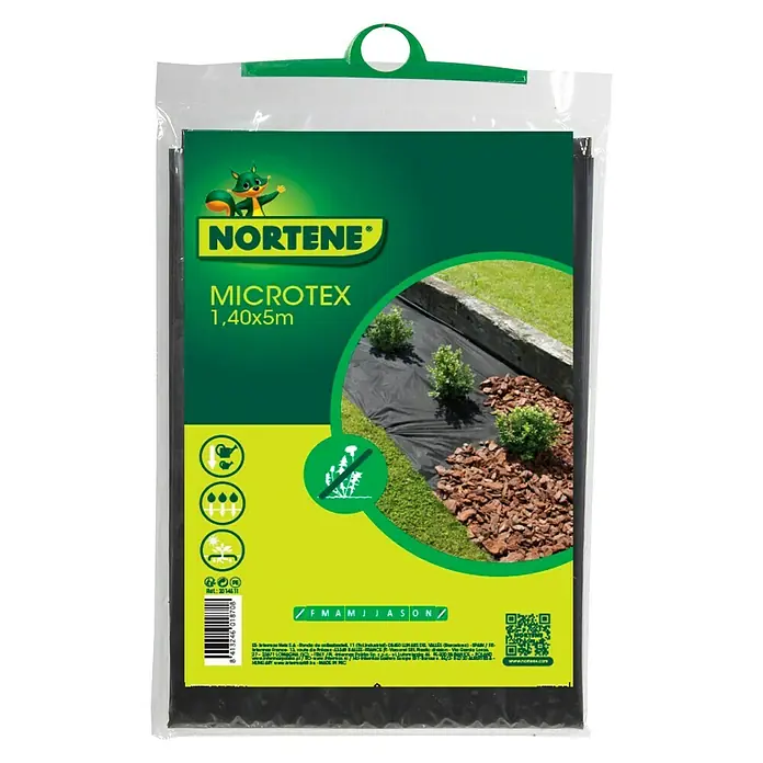 Nortene Geotekstil Microtex - Polipropilen, 5 x 1,4 m - Pogled sprijeda