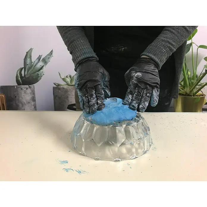 Ultrament Beton-Knetmasse Knet Beton Weiß - Weiss, 2,5 kg - Anwendungsbeispiel