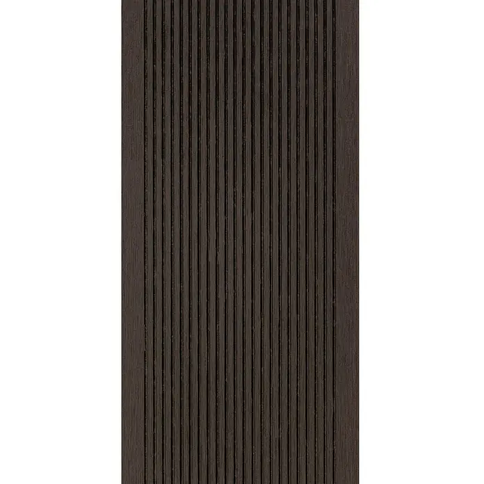 Tablón para terraza WPC Dark Brown - 200 x 13,5 x 2,1 cm, Marrón oscuro - Primer plano