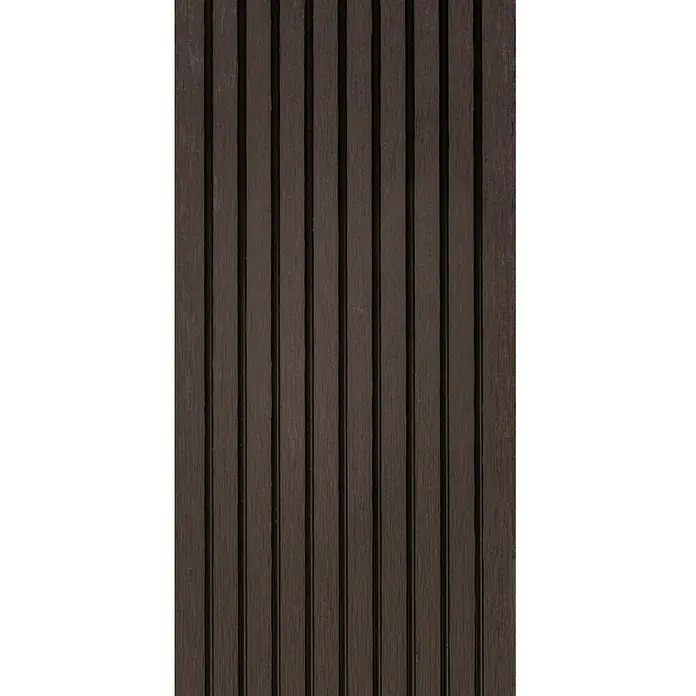 WPC daska za terasu - 300 x 13,5 x 2,1 cm, Tamnosmeđe boje - Detaljan prikaz