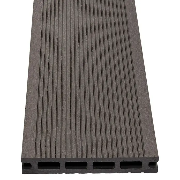 WPC-Terrassendiele Dark Grey - 200 x 13,5 x 2,1 cm, Dunkelgrau - Detailaufnahme