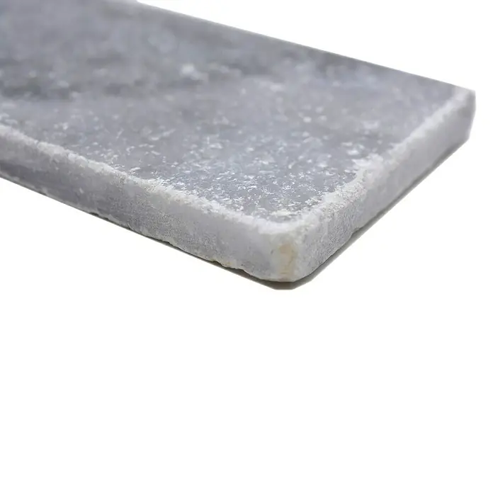Antiek marmer rechthoek Bardiglio FNT M400 - 7,5 x 15 cm, Rood, Mat - Close-up