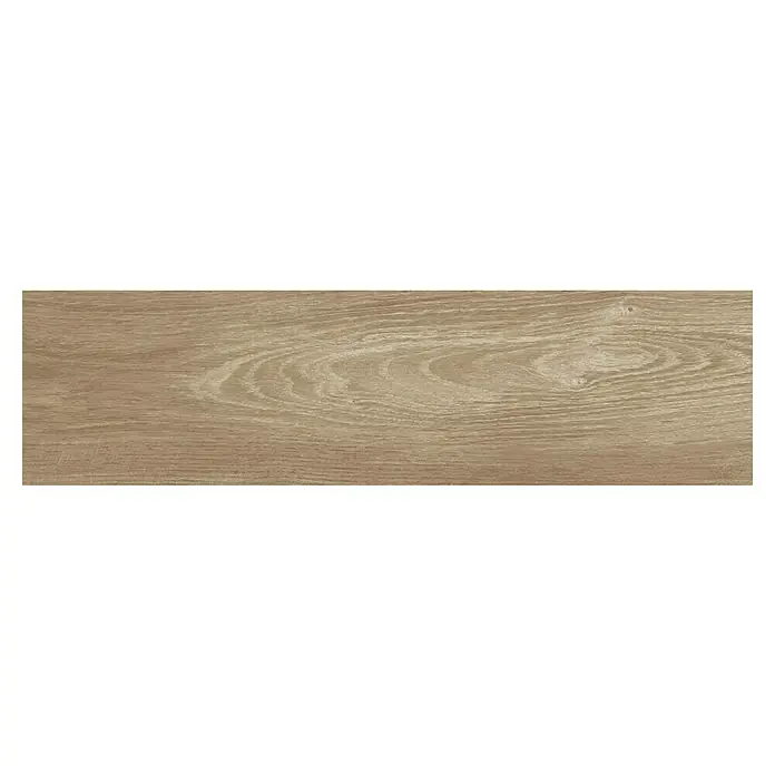 Pavimento porcelánico Alcázar - 20 x 75 cm, Nut, Estilo madera - Vista superior