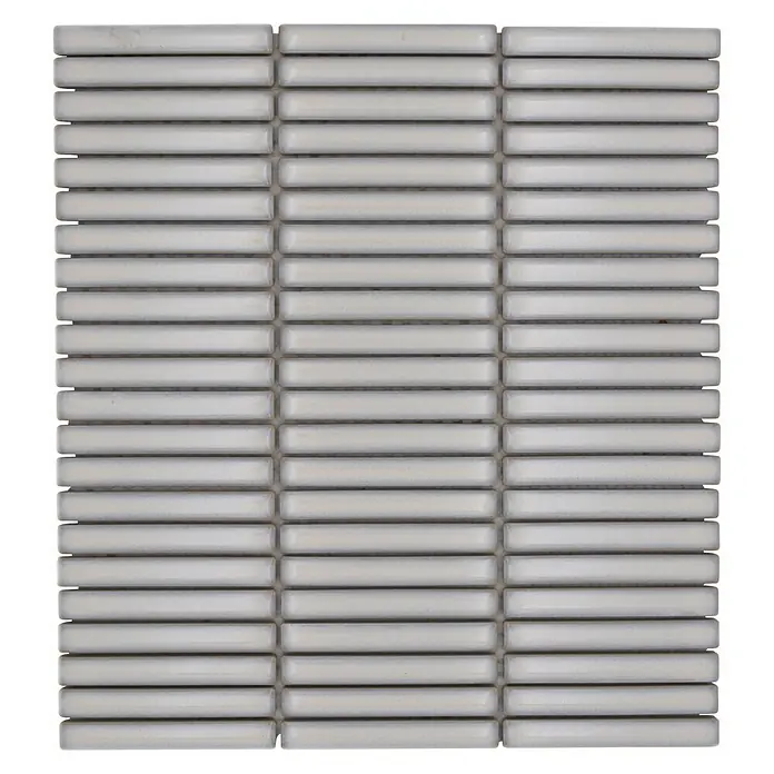 Mozaïektegel stroken CG BBM 31 - 30,8 x 28,2 cm, Zwart, Glanzend - Bovenaanzicht