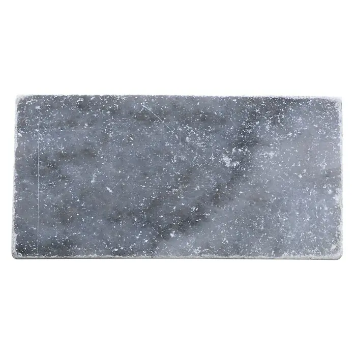 Antiek marmer rechthoek Bardiglio FNT M400 - 7,5 x 15 cm, Rood, Mat - Bovenaanzicht