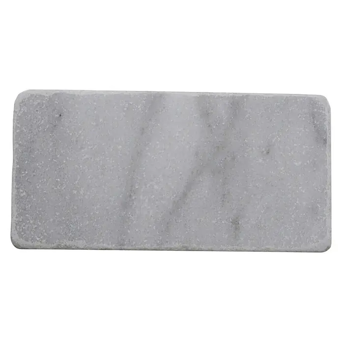Antiek marmer rechthoek Ibiza White FNT M420 - 15 x 7,5 cm, Rood, Mat - Bovenaanzicht