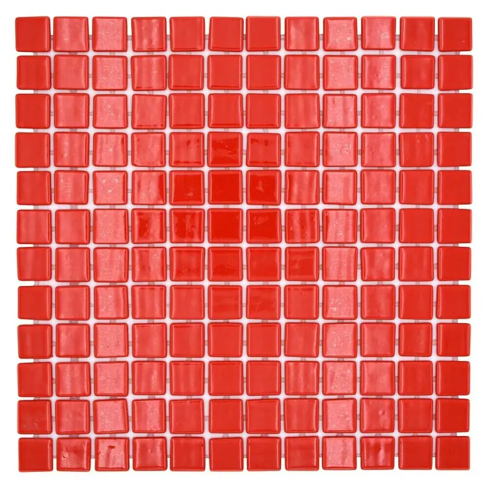 Mozaïektegel vierkant Eco VP25808PUR - 31,6 x 31,6 cm, Antraciet, Glanzend - Bovenaanzicht