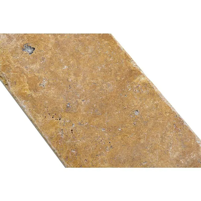 Antiek marmer rechthoek Gold FNT M510 - 7,5 x 15 cm, Rood, Mat - Close-up