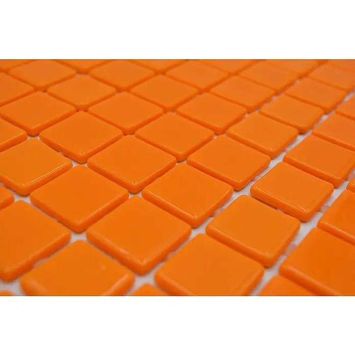 Mozaïektegel vierkant Eco VP25820PUR - 31,6 x 31,6 cm, Antraciet, Glanzend - Close-up