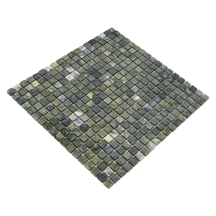 Mozaïektegel vierkant MOS 15/407 - 32,2 x 30,5 cm, Bruin/Beige, Mat - Diagonaal zicht