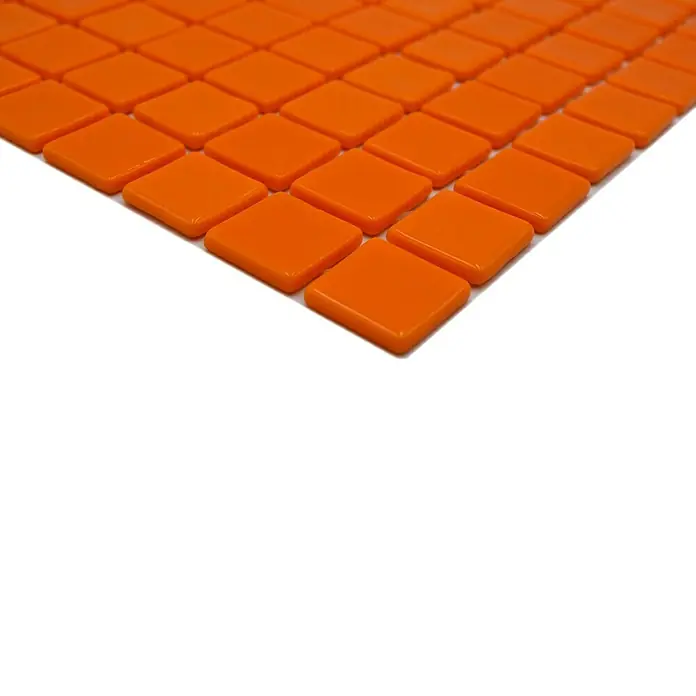 Mozaïektegel vierkant Eco VP25820PUR - 31,6 x 31,6 cm, Antraciet, Glanzend - Close-up