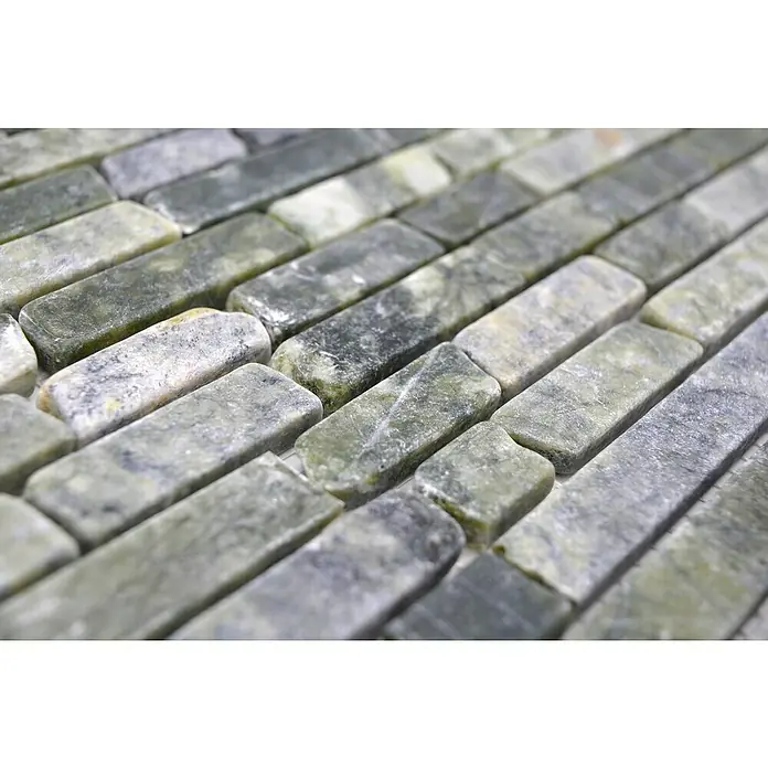 Mozaïektegel MOS BRICK 407 - 32,2 x 30,5 cm, Beige, Mat - Close-up