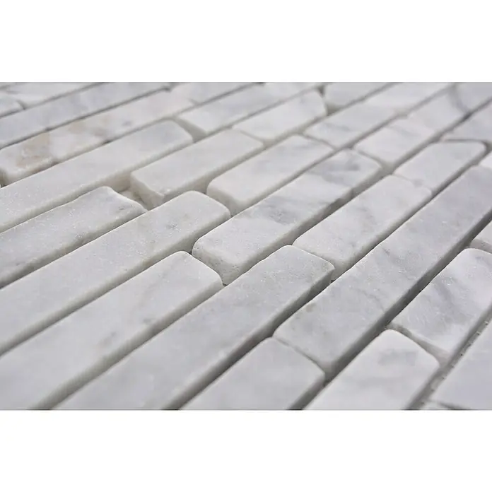 Mozaïektegel MOS BRICK 2000 - 32,2 x 30,5 cm, Beige, Mat - Close-up