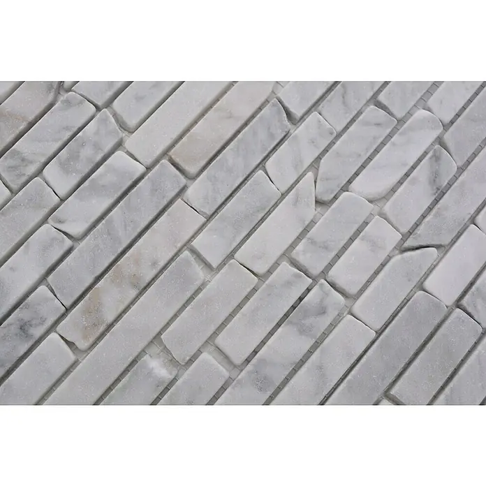 Mozaïektegel MOS BRICK 2000 - 32,2 x 30,5 cm, Beige, Mat - Close-up