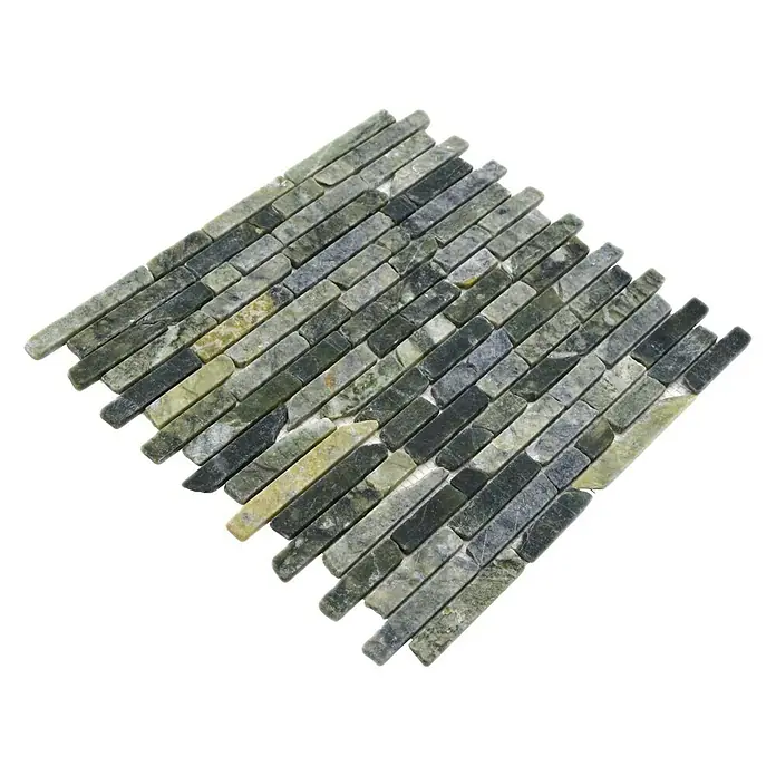 Mozaïektegel MOS BRICK 407 - 32,2 x 30,5 cm, Beige, Mat - Diagonaal zicht