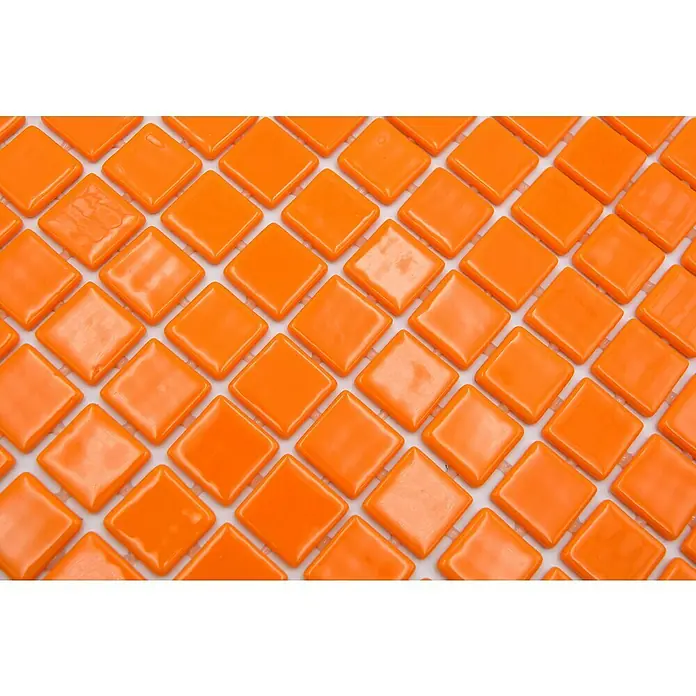 Mozaïektegel vierkant Eco VP25820PUR - 31,6 x 31,6 cm, Antraciet, Glanzend - Close-up
