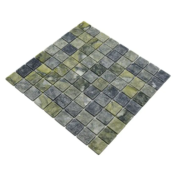 Mozaïektegel vierkant MOS 32/407 - 30,5 x 30,5 cm, Grijs, Mat - Diagonaal zicht