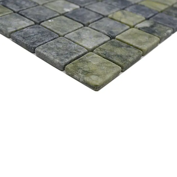 Mozaïektegel vierkant MOS 32/407 - 30,5 x 30,5 cm, Grijs, Mat - Close-up