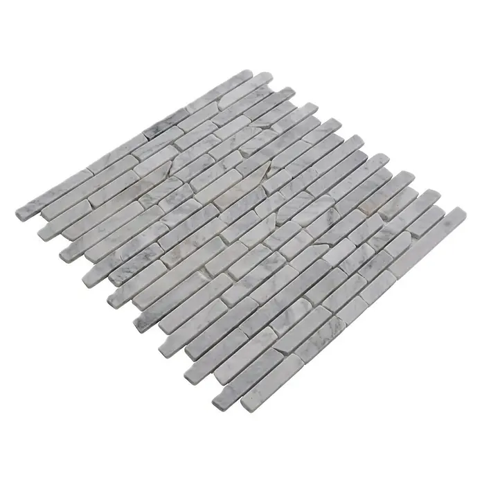 Mozaïektegel MOS BRICK 2000 - 32,2 x 30,5 cm, Beige, Mat - Diagonaal zicht