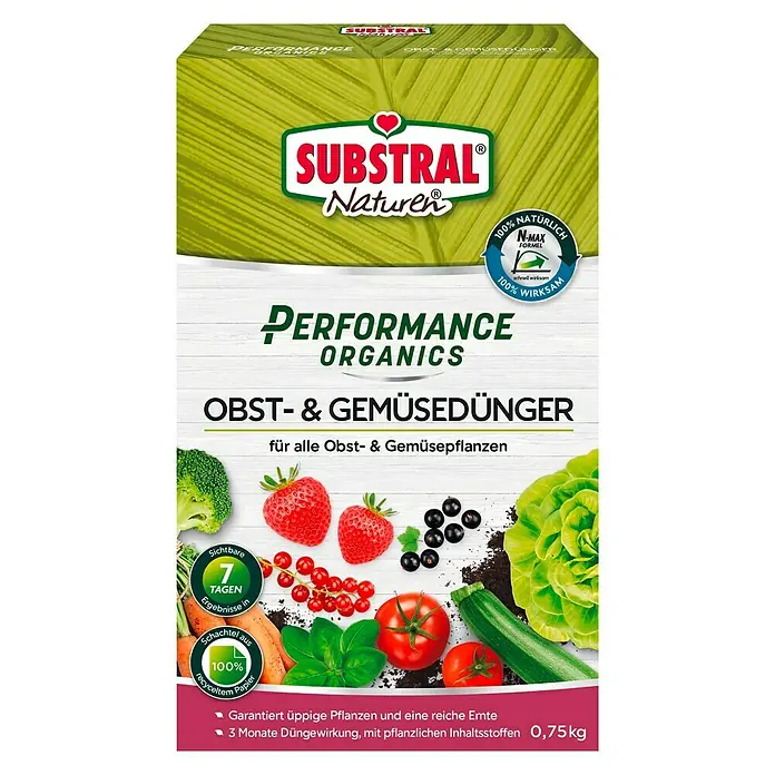 Substral Naturen Gnojivo za voće i povrće - 750 g - Pogled sprijeda