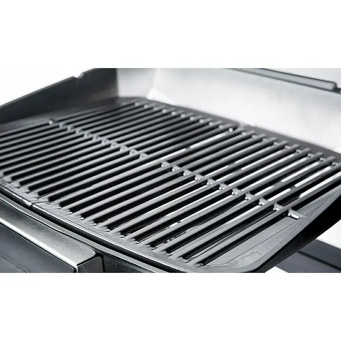 Weber Barbacoa eléctrica Pulse 2000 con carro - 2,2 kW, Superficie parrilla: 49 x 39 cm - Foto ambiente