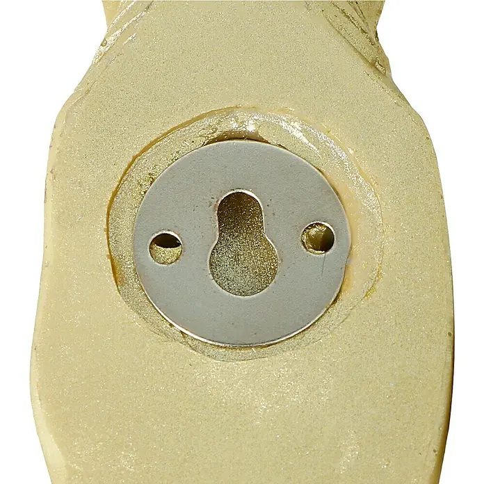 Garderobenhaken Einhorn - L x B x H: 4 x 7 x 12 cm, Gold - Detailaufnahme
