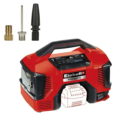 Einhell Power X-Change Compresor híbrido Pressito
