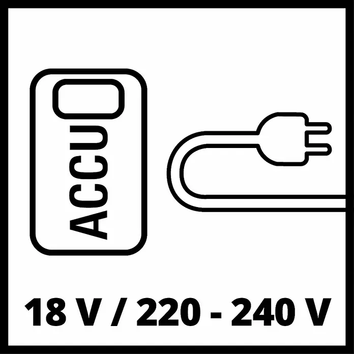 Einhell Power X-Change Compresor híbrido Pressito - 11 bar, 90 W, 18 V, Sin batería - Dibujo técnico