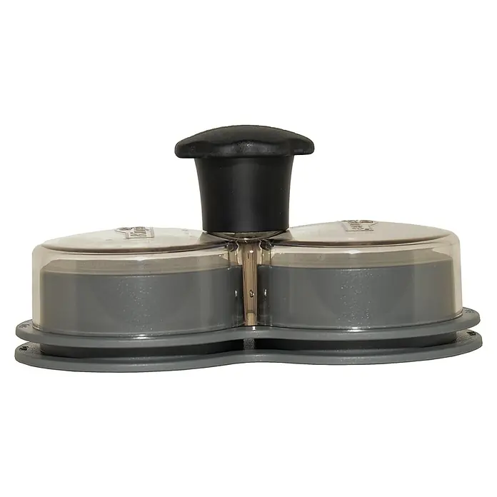 Kingstone Hamburgerpresse - Kunststoff, L x B: 8,1 x 16,1 cm - Vorderansicht