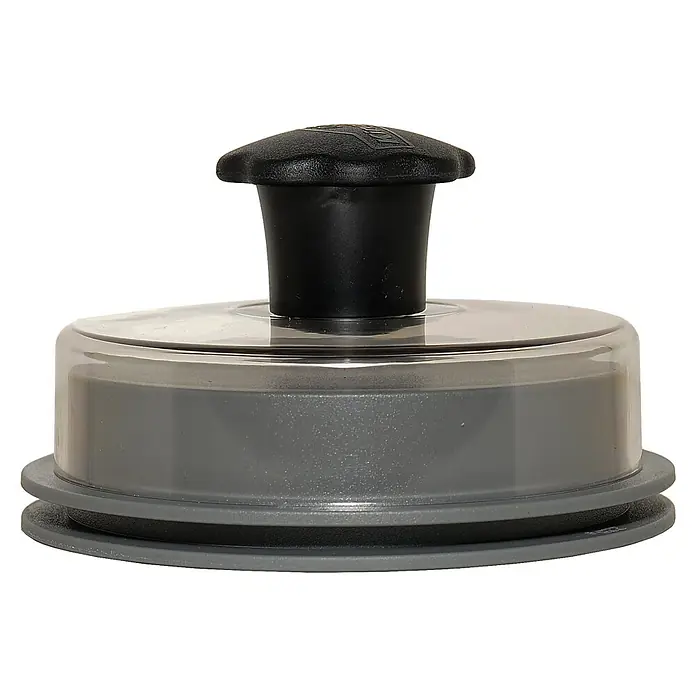 Kingstone Hamburgerpresse - Durchmesser: 12 cm, Kunststoff - Vorderansicht