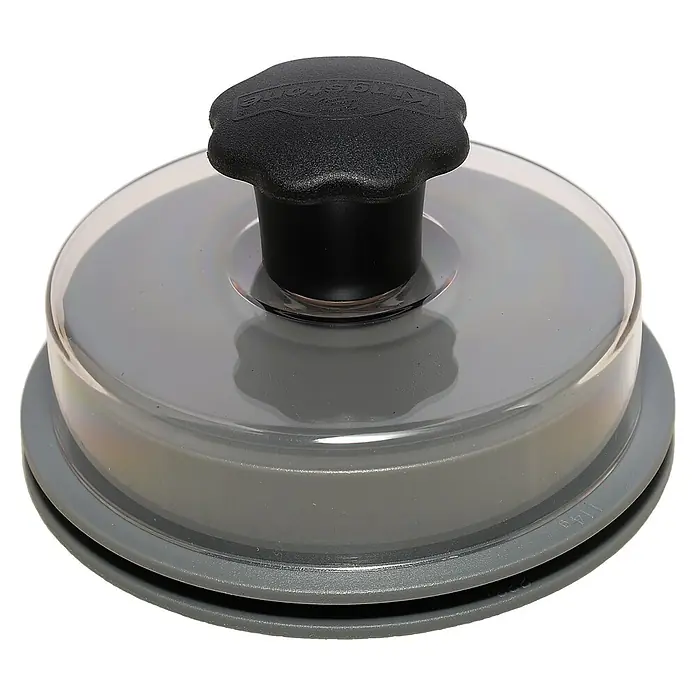 Kingstone Hamburgerpresse - Durchmesser: 12 cm, Kunststoff - Diagonale Ansicht