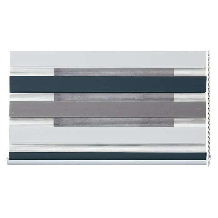 Estor noche y día Platinum - An x Al: 80 x 250 cm, Tricolor - Vista frontal