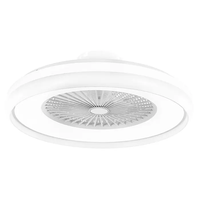 Arte confort Ventilador de techo Nairobi - Diámetro: 59 cm, Transparente, 40 W, DC - Vista angular
