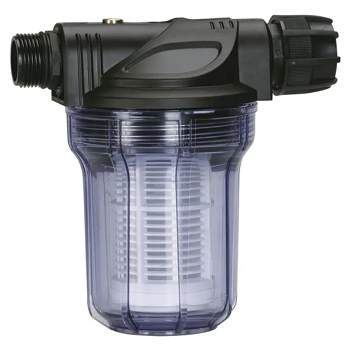 Gardena Voorfilter voor waterpomp met max. waterdoorvoer van 3000 l/u - Maat aansluiting: 33,3 mm (G 1), Kunststof - Vooraanzicht